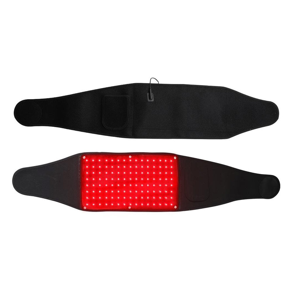 Red Light Therapy Vibration Belt|Warm Massage & Phototherapy for Body Care