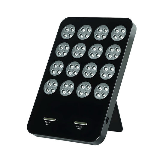 LED Light Therapy Panel - 3 Color Light Therapy for Anti-Aging, Acne & Brightening -GlowLife