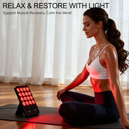 LED Light Therapy Panel - 3 Color Light Therapy for Anti-Aging, Acne & Brightening -GlowLife