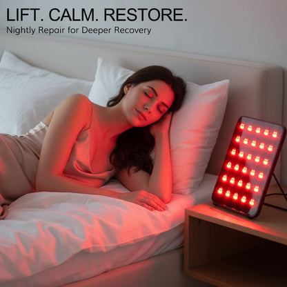 LED Light Therapy Panel - 5 Color Light Therapy for Wrinkles, Acne & Glow - GrowLife